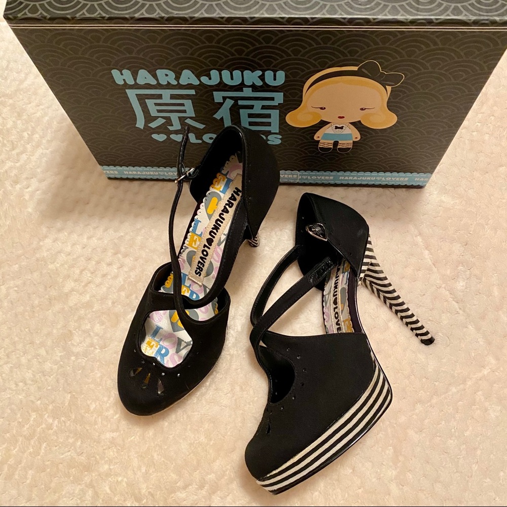 Harajuku Lovers Palani Platform Heels 👠 L.A.M.B.